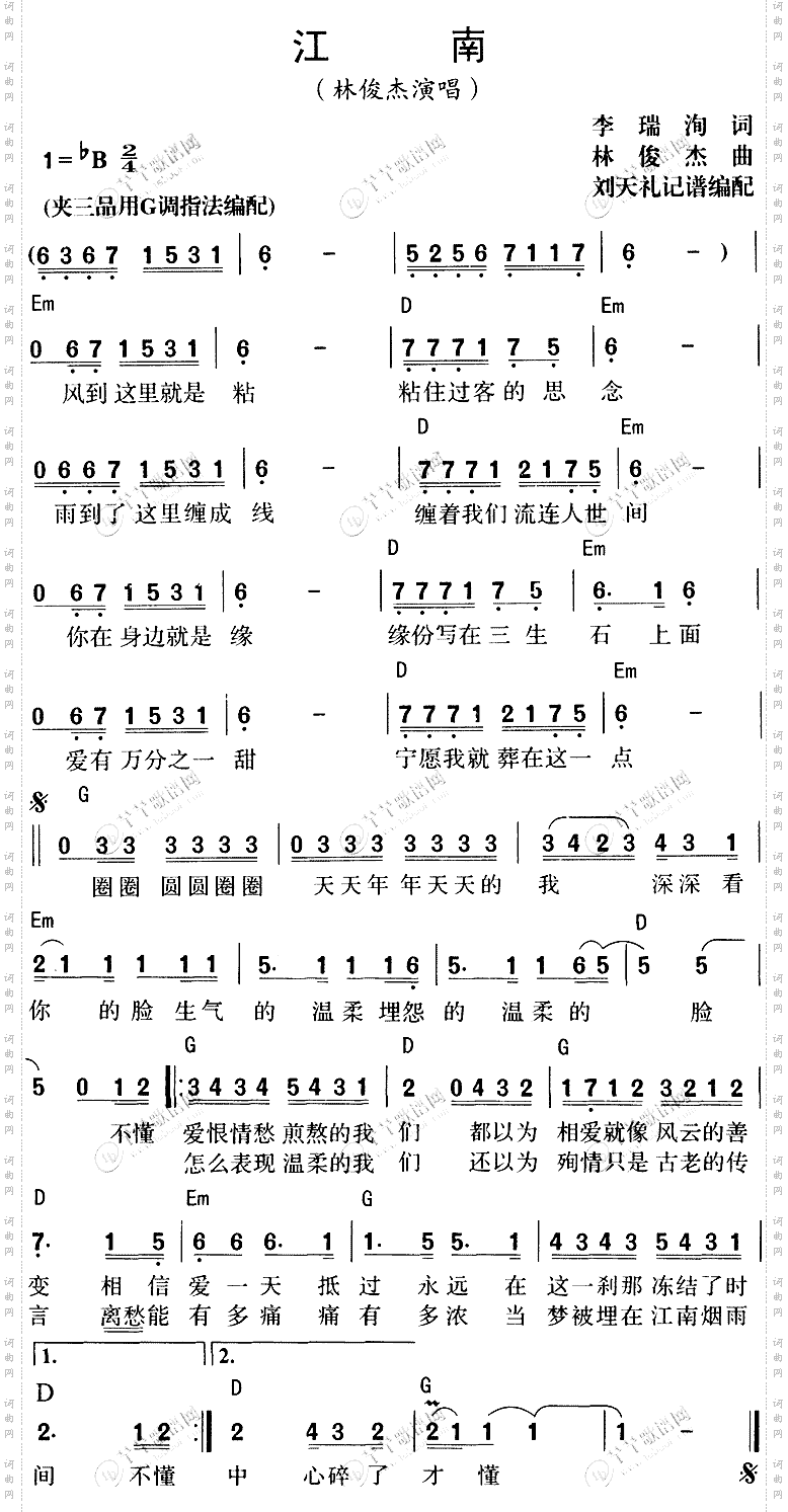 林俊杰-江南