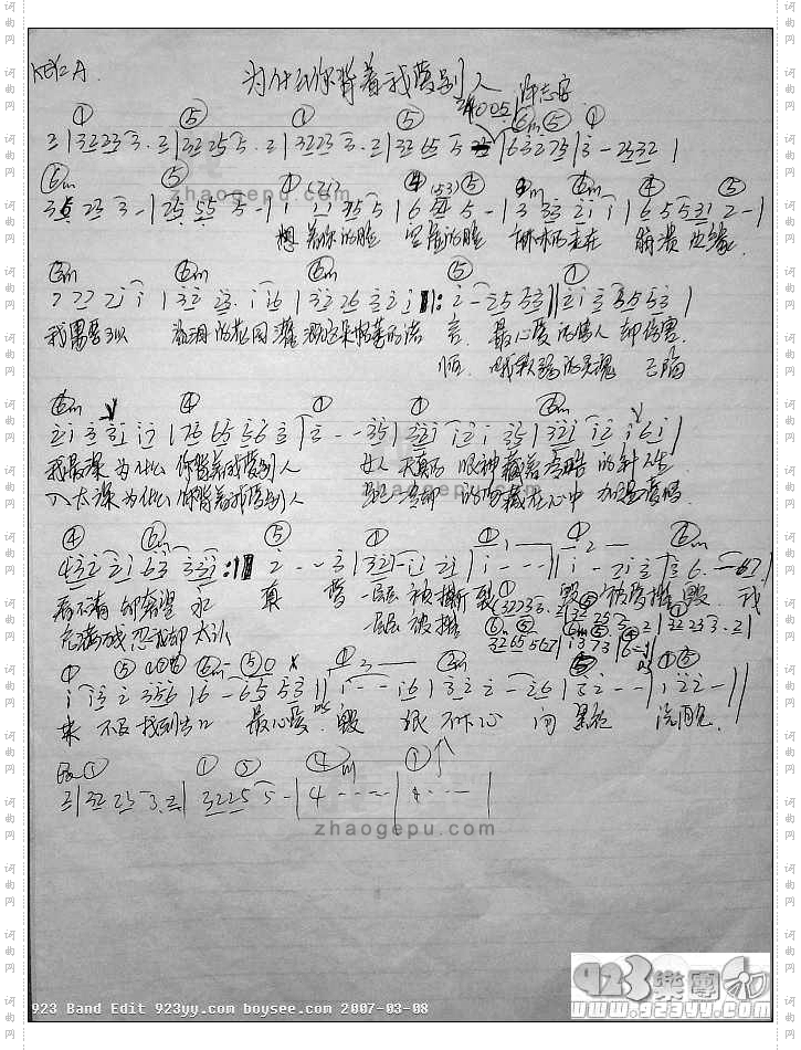 许志安-为什么你背着我爱别人