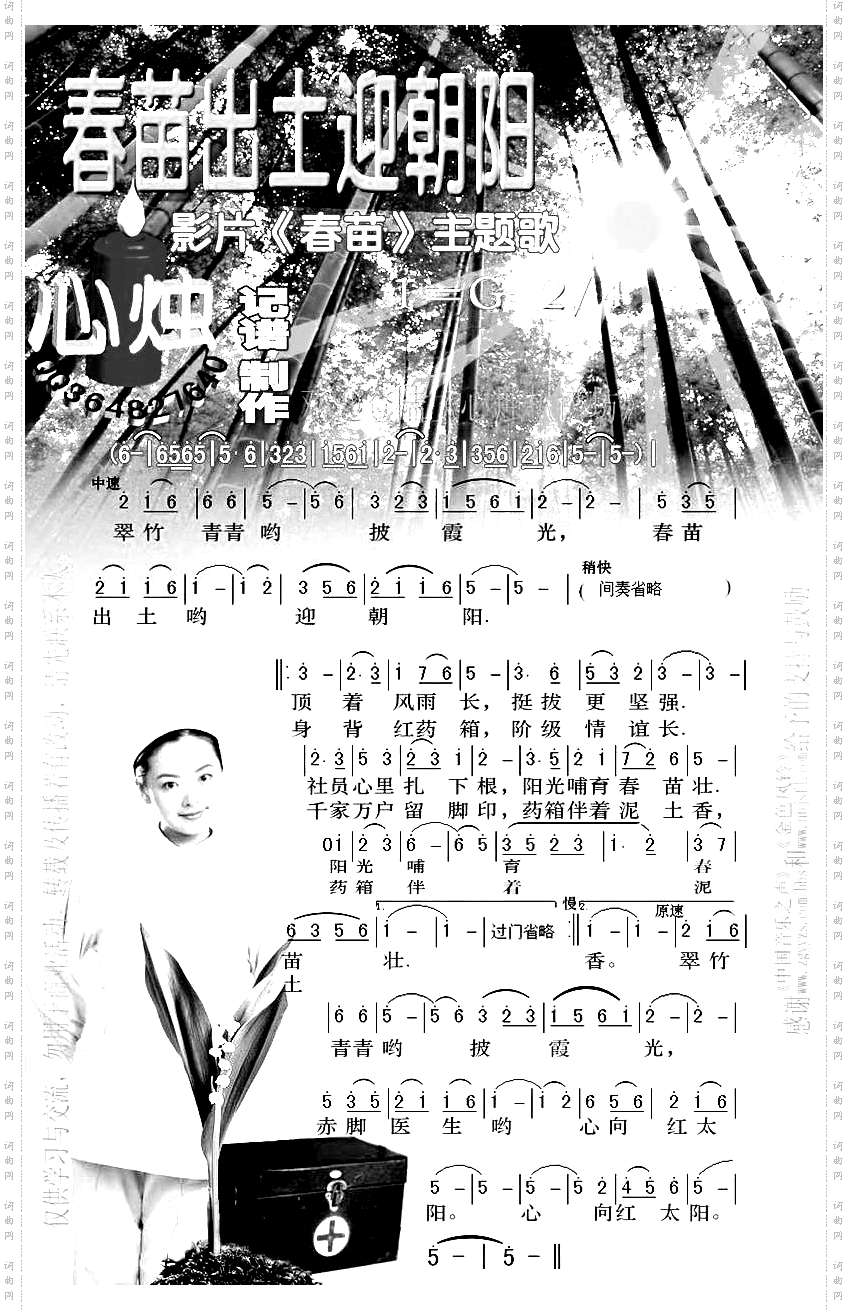 春苗出土迎朝阳