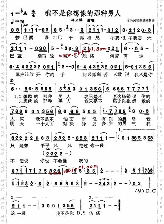 我不是你想像的那种男人--林立洋