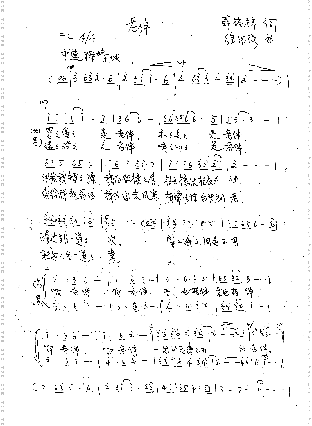 老伴