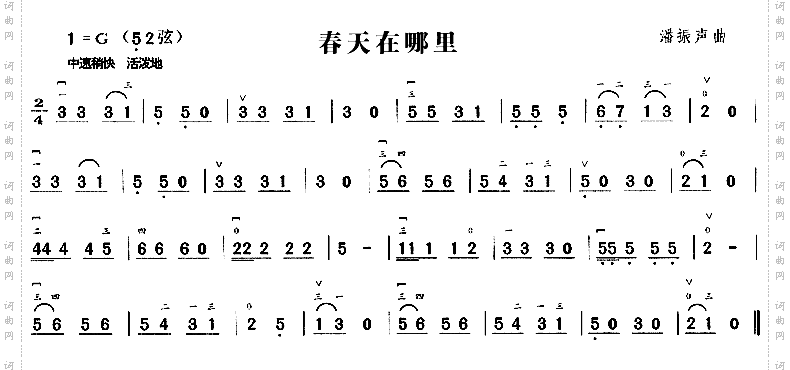 春天在哪里