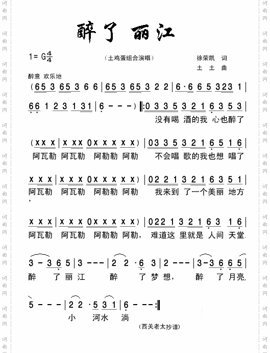 醉了丽江