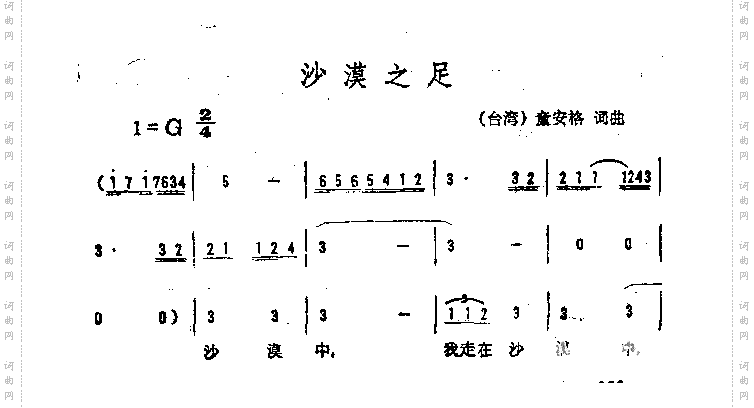 沙漠之足