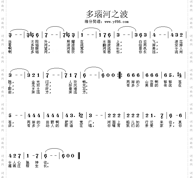多瑙河之波