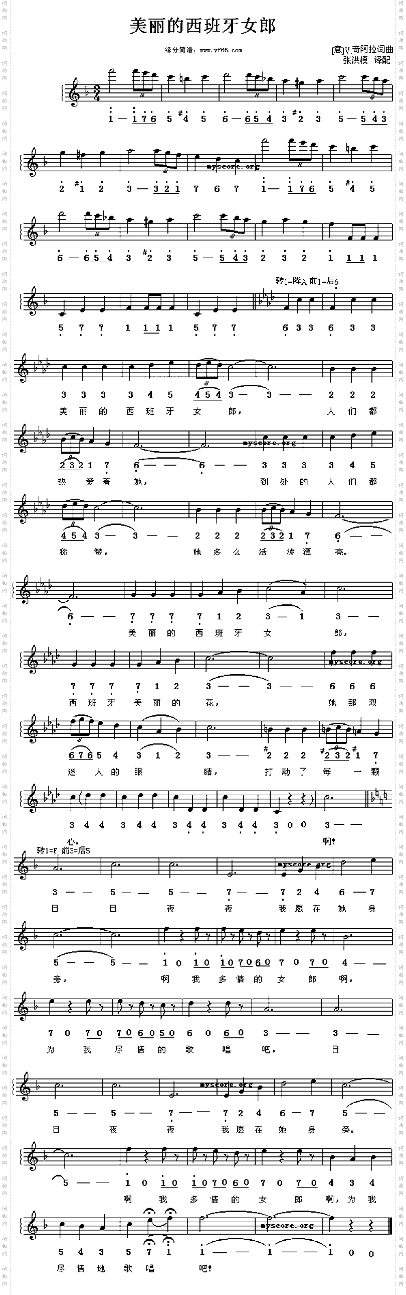 美丽的西班牙女郎