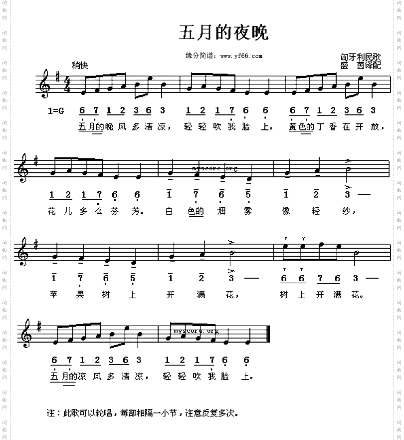 五月的夜晚