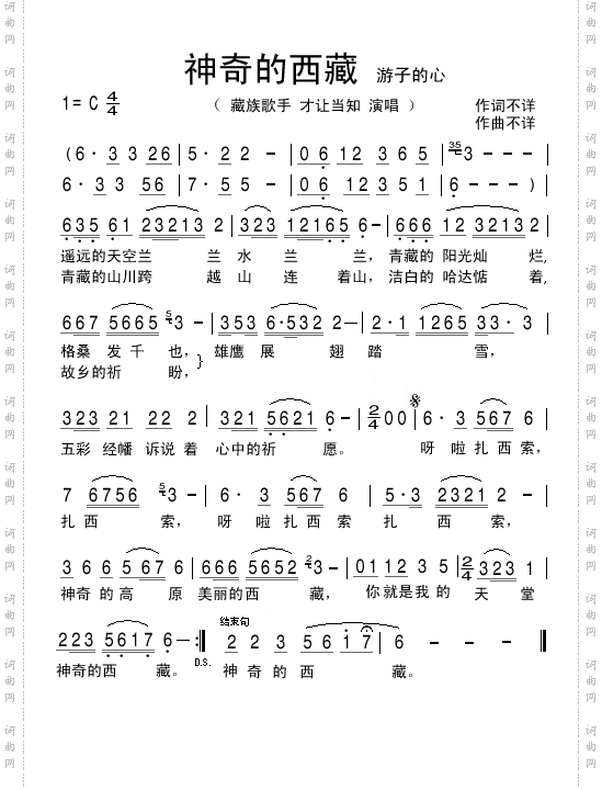 神奇的西藏游子的心