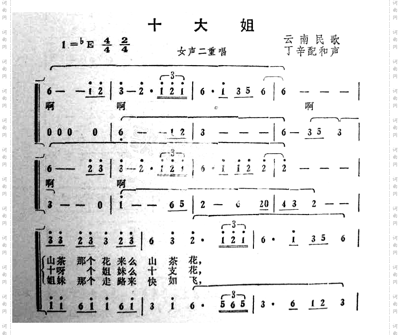 十大姐女声二重唱
