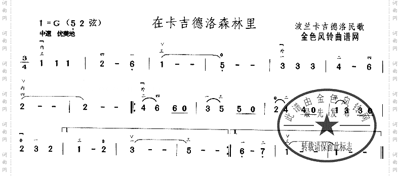 在卡吉德洛森林里