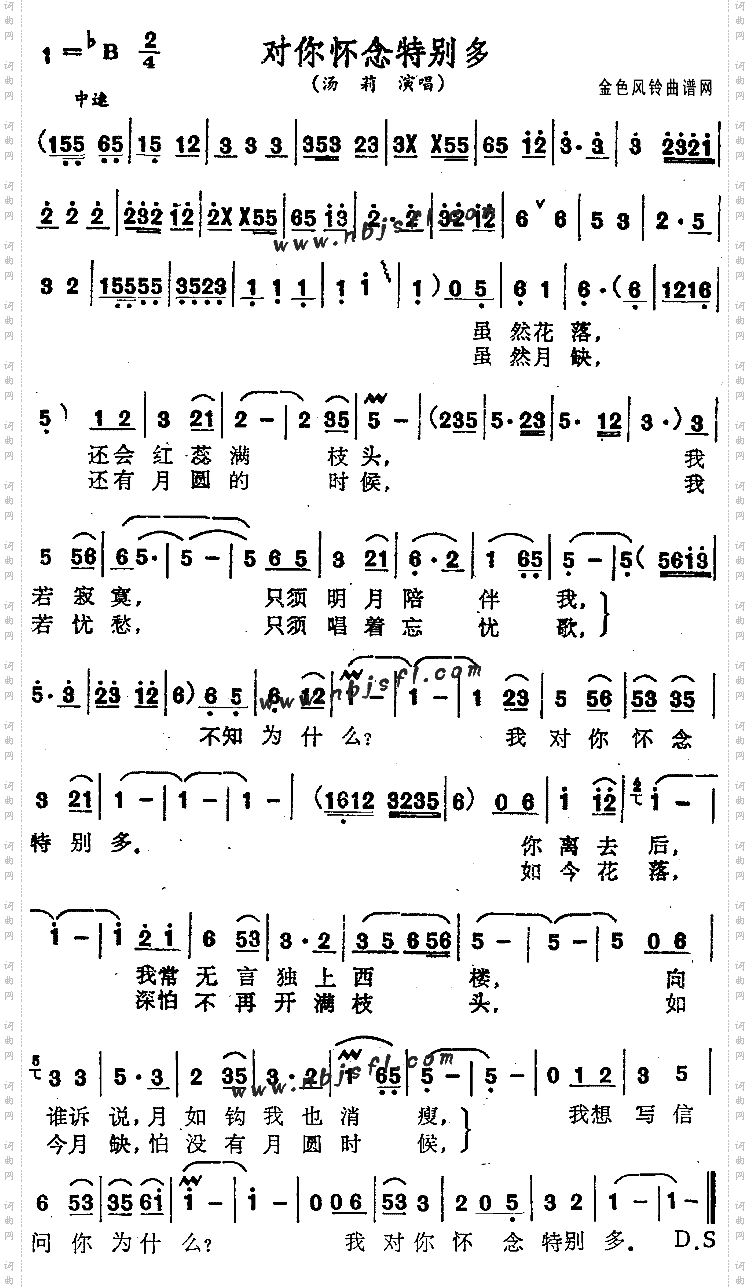 对你怀念特别多