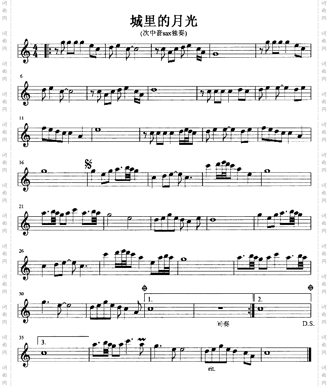 城里的月光