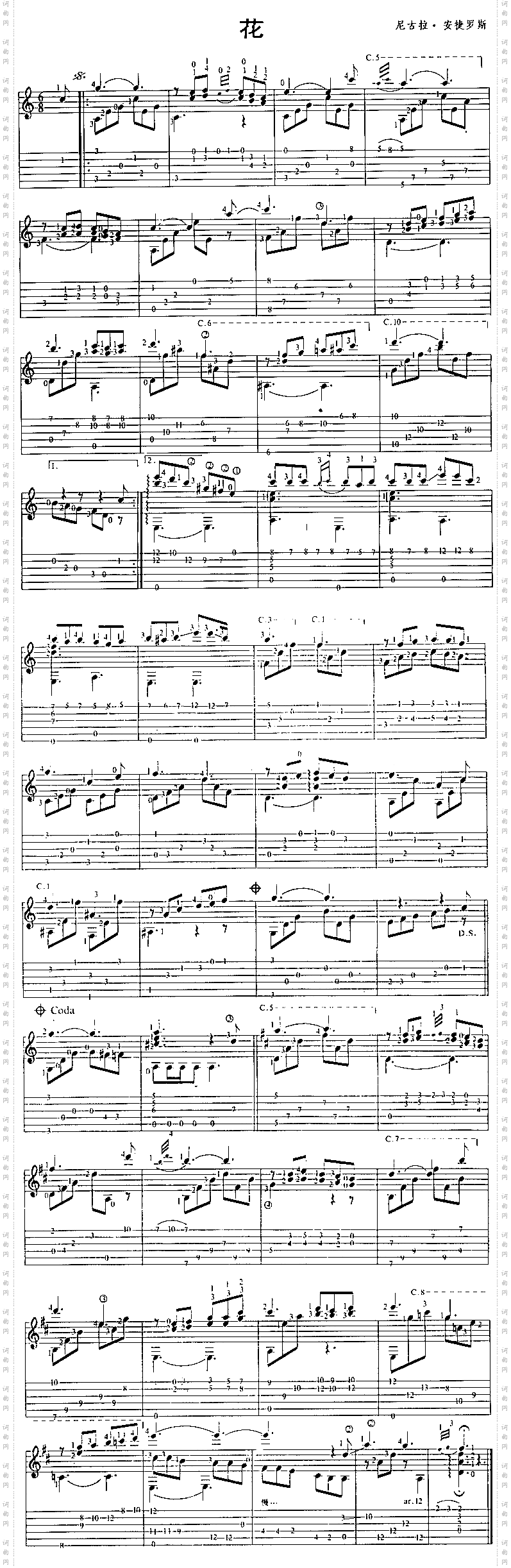 花独奏曲