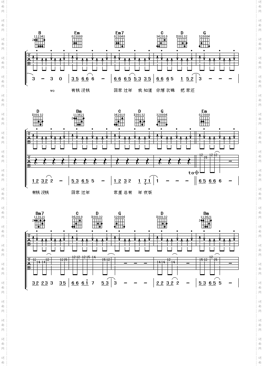有钱没钱回家过年