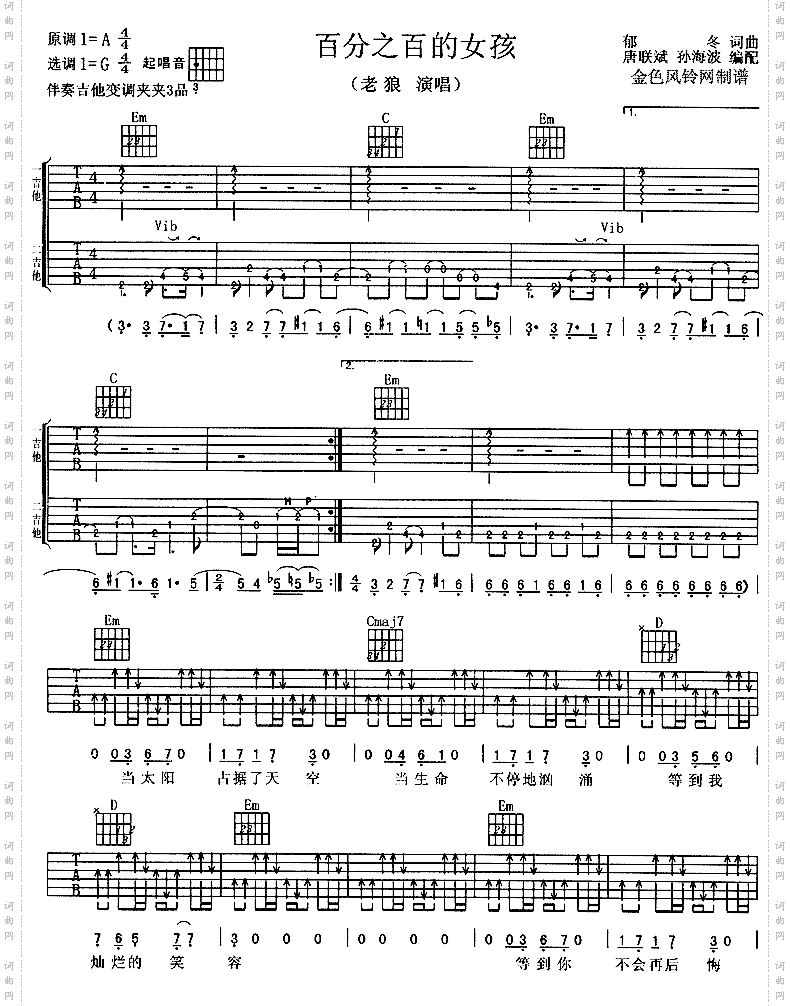 百分之百的女孩