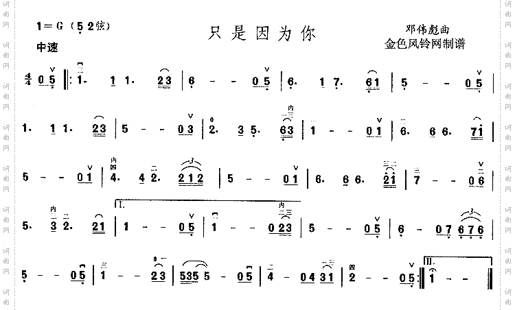 只是因为你