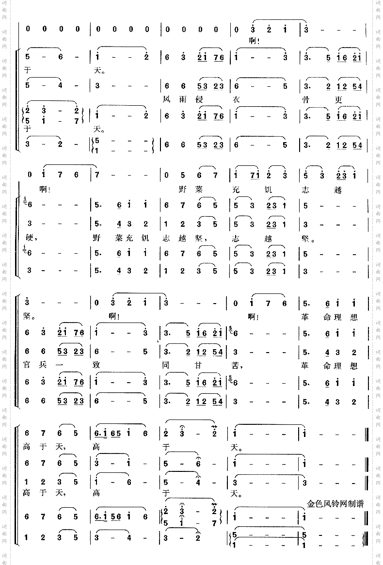过雪山草地_长征组歌《红军不怕远征难》选曲
