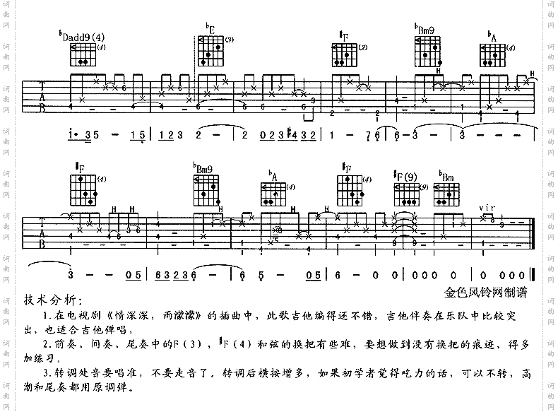 烟雨濛濛《情深深雨濛濛》片尾曲