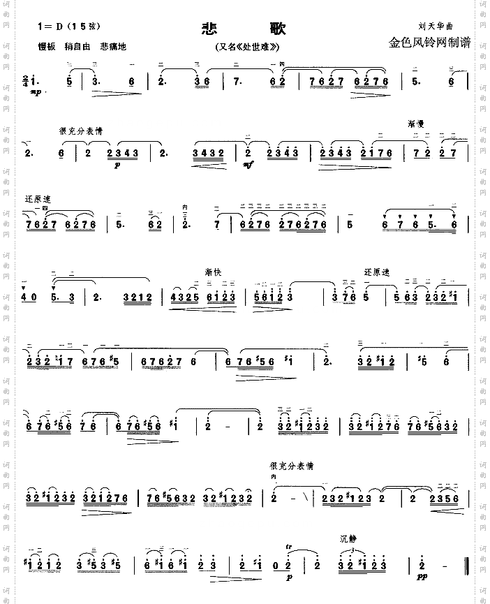 悲歌又名:处世难