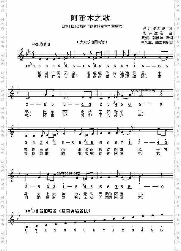 阿童木之歌
