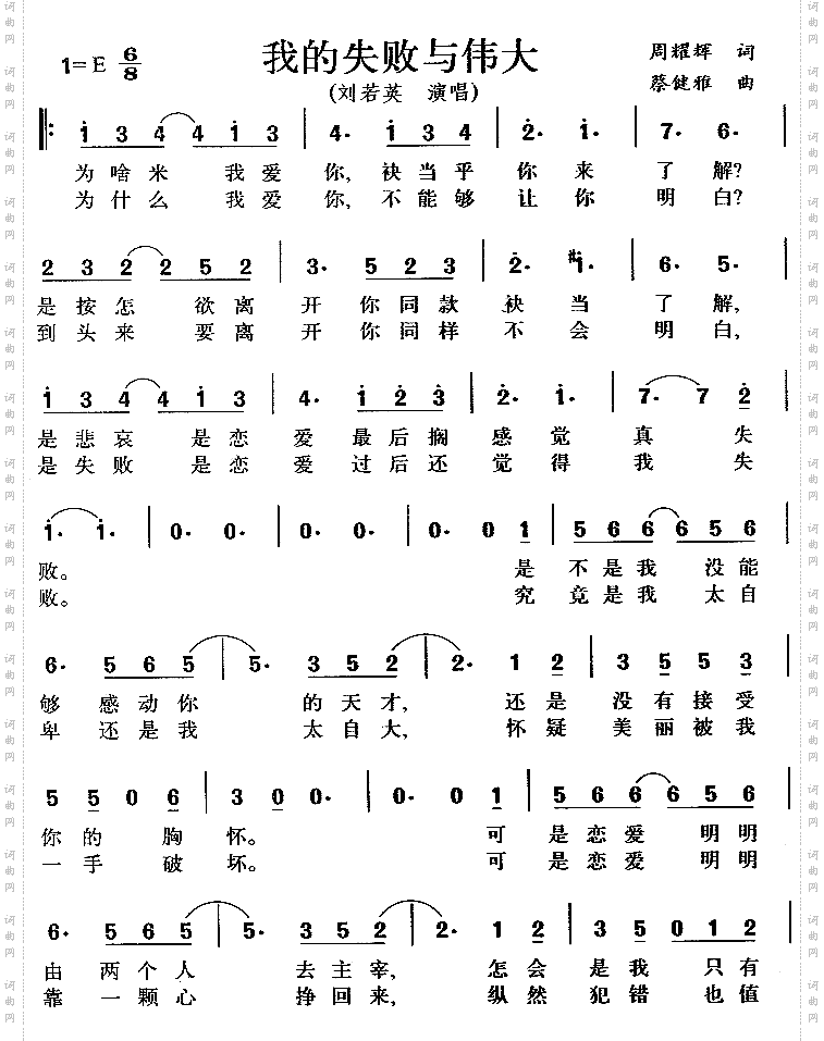 我的失败与伟大