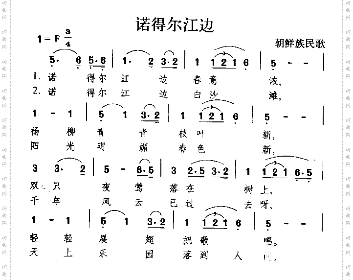 诺德尔江边