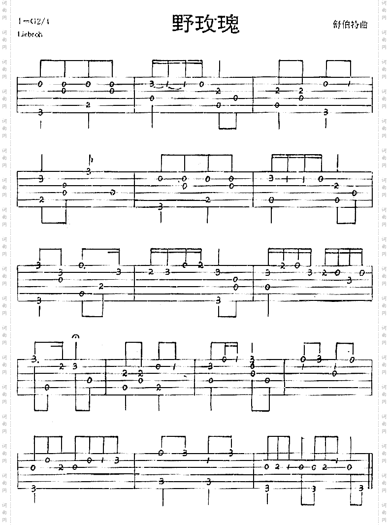 野玫瑰独奏曲