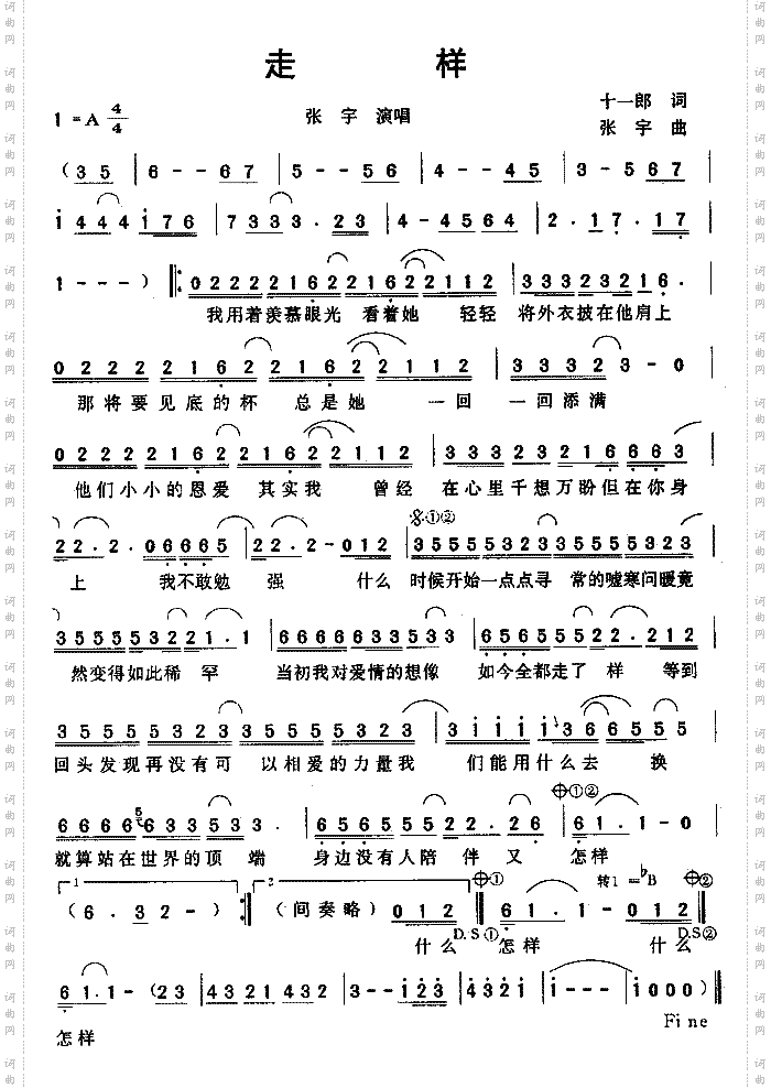 走样