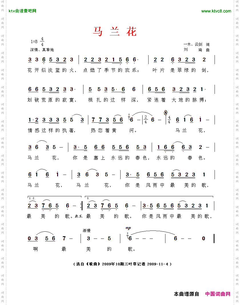 马兰花