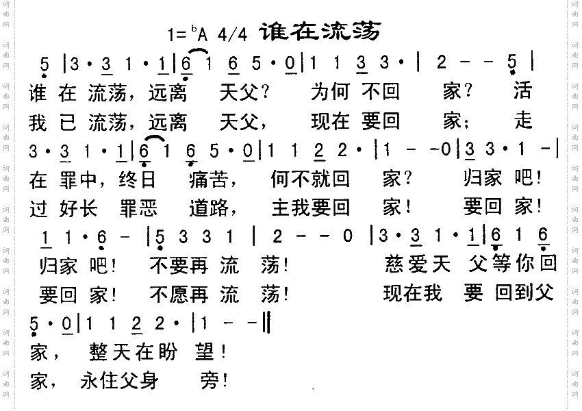 谁在流荡