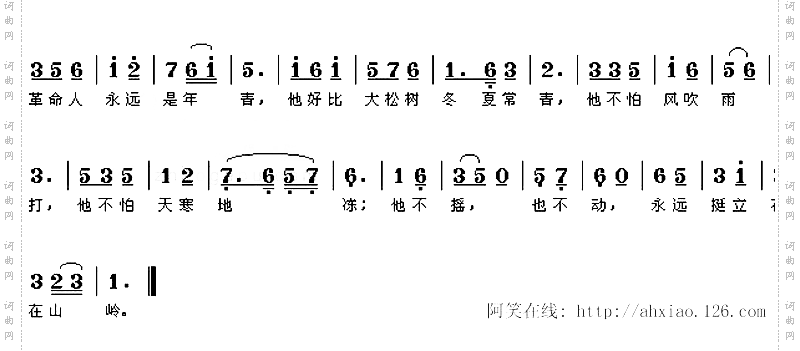 革命人永远是年轻
