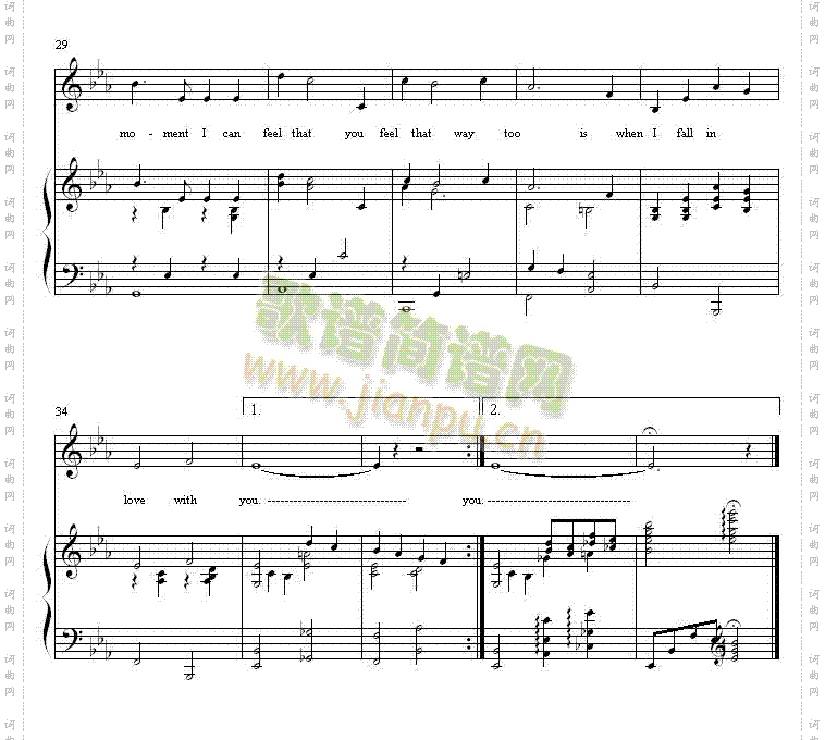 坠入爱河-WhenIFallInLove