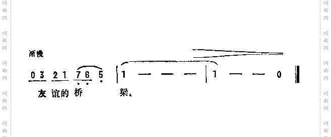 蓝天上架起友谊的桥梁