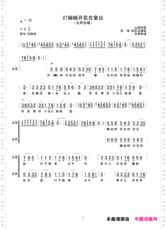 灯碗碗开花在窗台