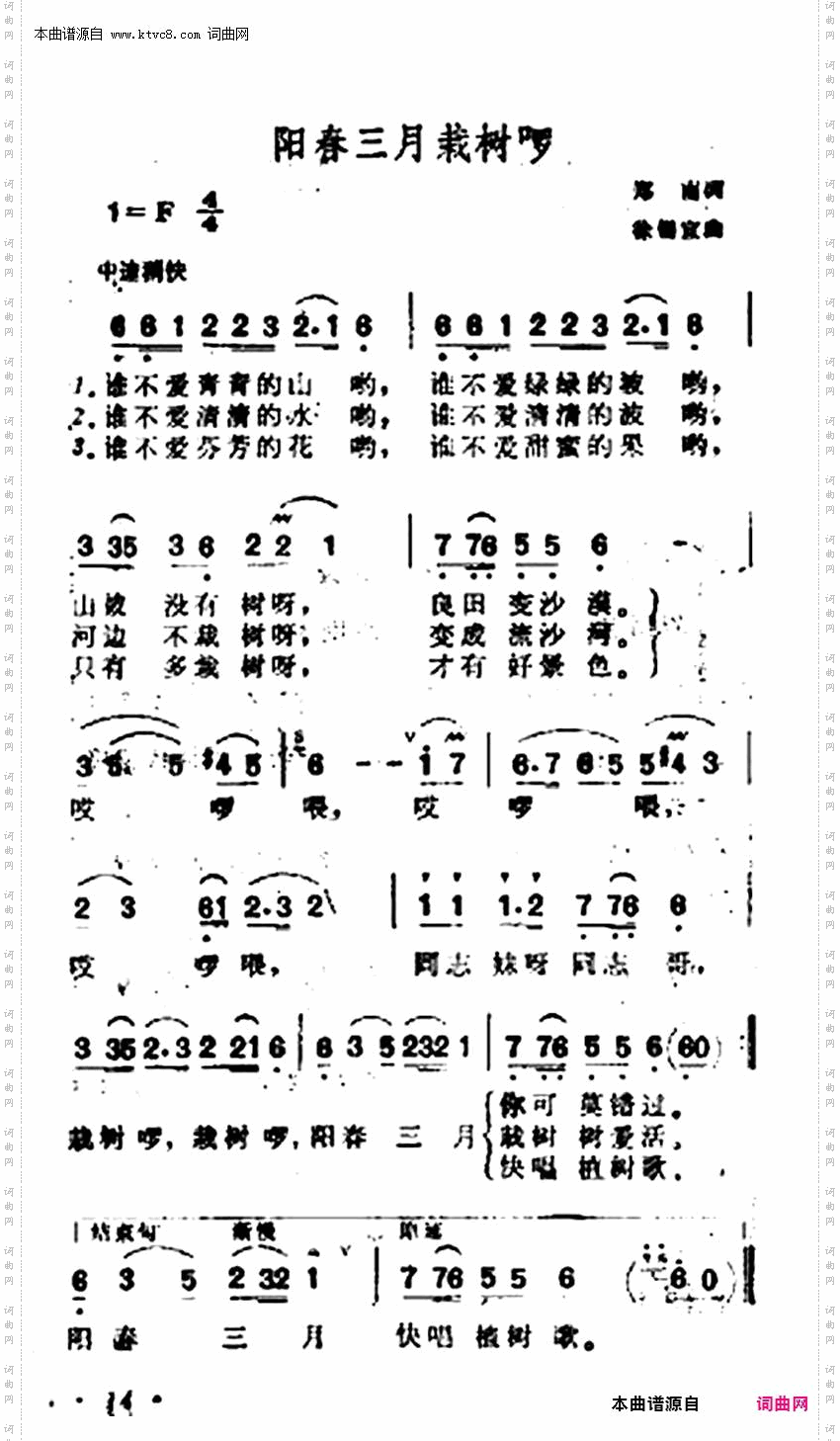 阳春三月栽树喽