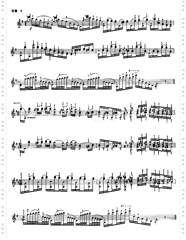 帕格尼尼《***保佑国王变奏曲》Op·9