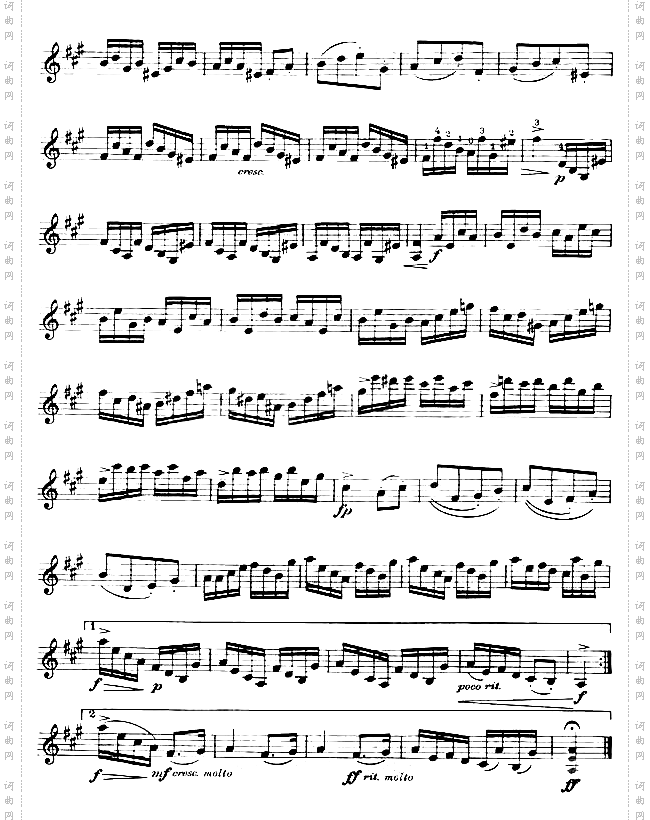海菲茨-PARADIES《Toccata》