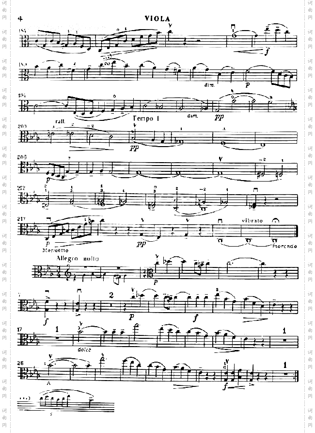 门德尔松《SONATA》中提I.