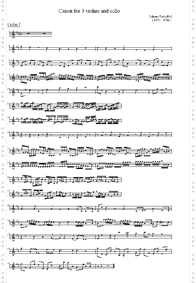 pachelbel`scanonfor3violinsandcello