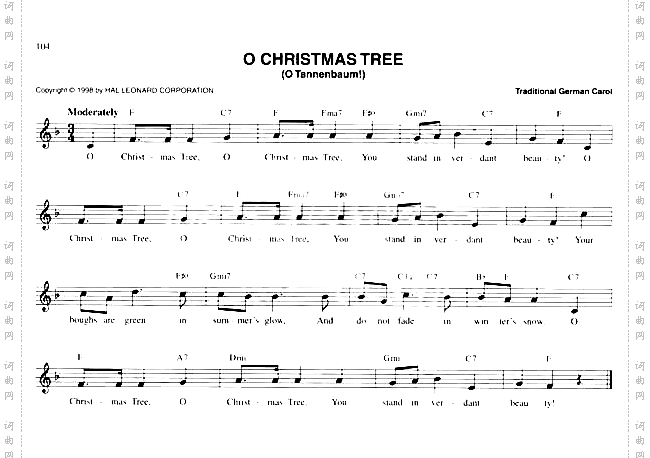 135.OCHRISTMASTREEOTANNENBAUM!