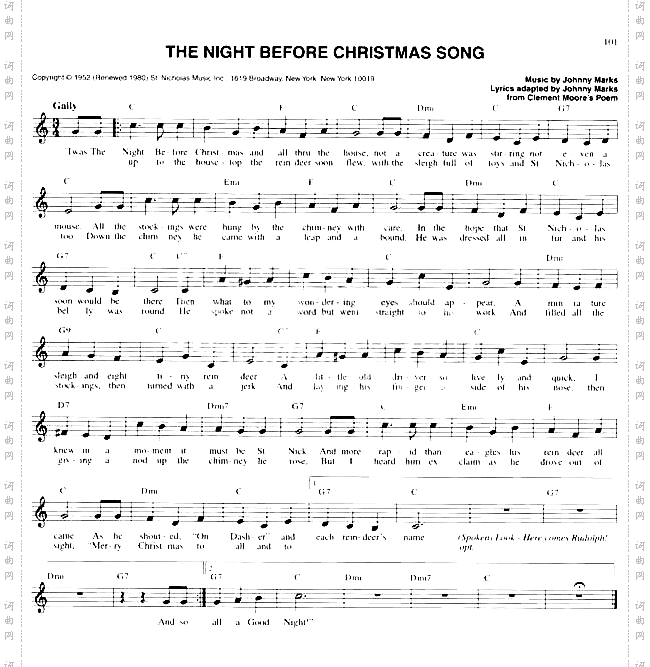 130.THENIGHTBEFORECHRISTMASSONG