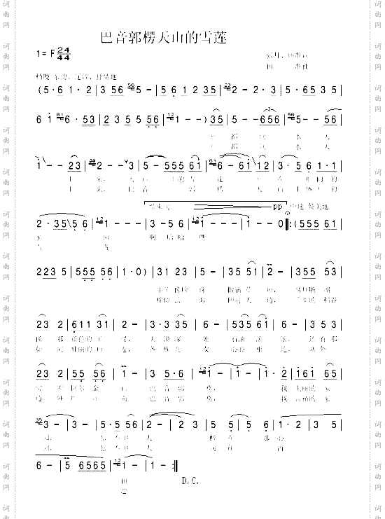 巴音郭楞天山的雪莲