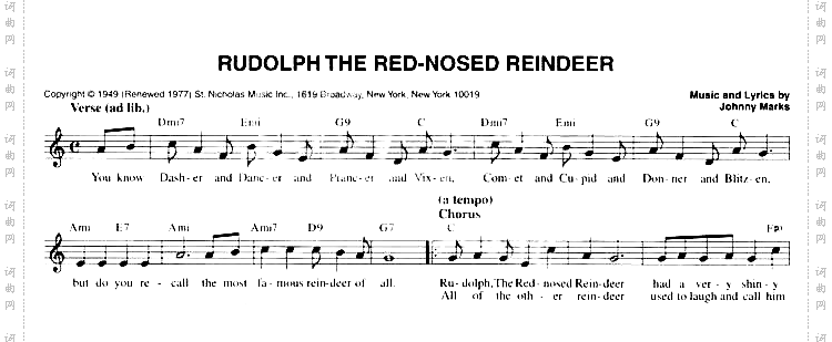 Rudolphthered-nosedreindeer