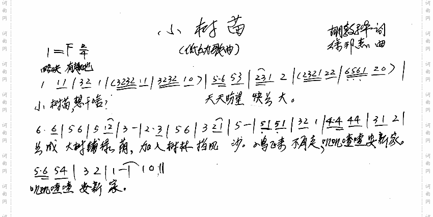 小树苗