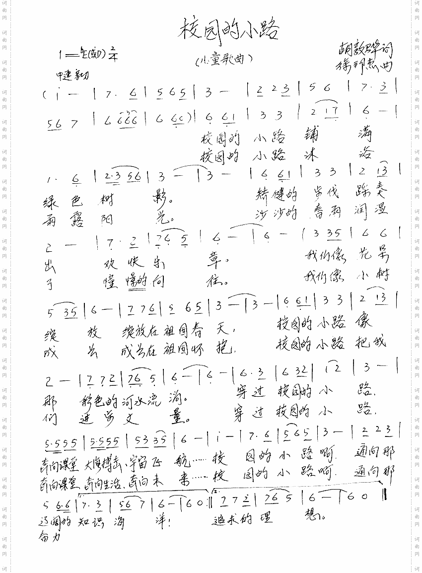 校园的小路