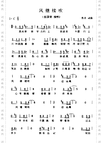 风继续吹