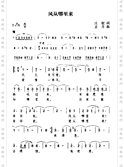风从哪里来