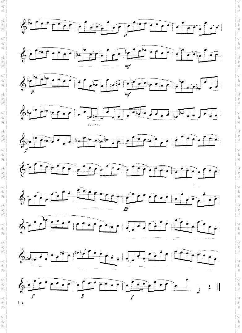 [法]克洛捷练习曲十