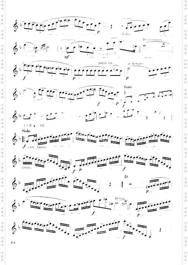 [德]韦柏单簧管小协奏曲