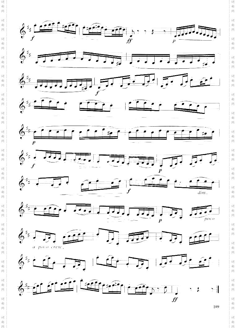 [俄]罗查诺夫单簧管练习曲六